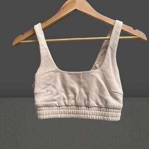 525 America Anthropologie Cropped Tank Cream‎ NEW XS